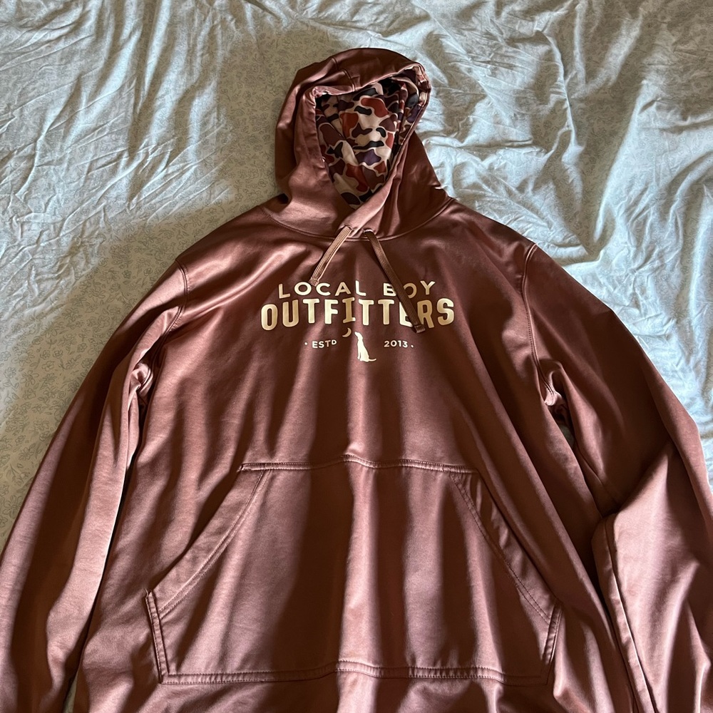 Brown local boy hoodie